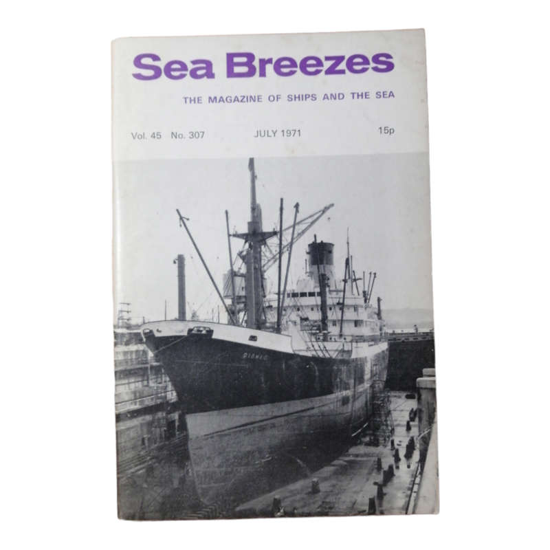 1971 Sea Breezes Magazines 8 Issue Set- February-September Softcover