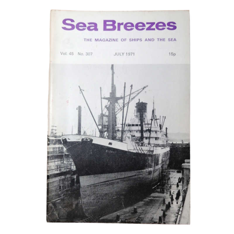 1971 Sea Breezes Magazines 12 Issue Set- January-December Softcover