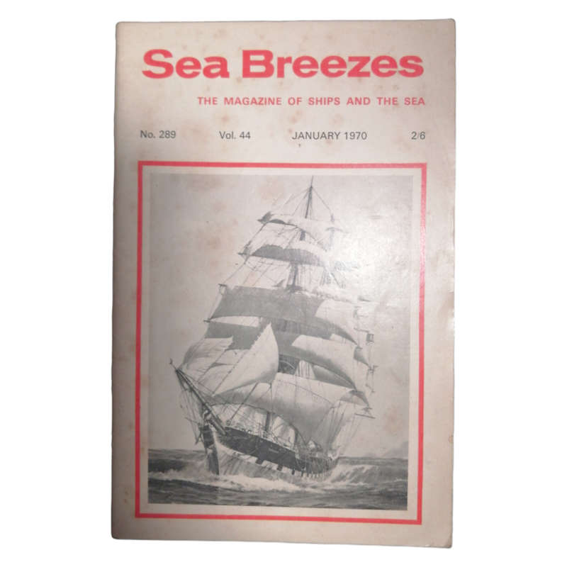 1970 Sea Breezes Magazines 9 Issue Set- January-August, October Softcover