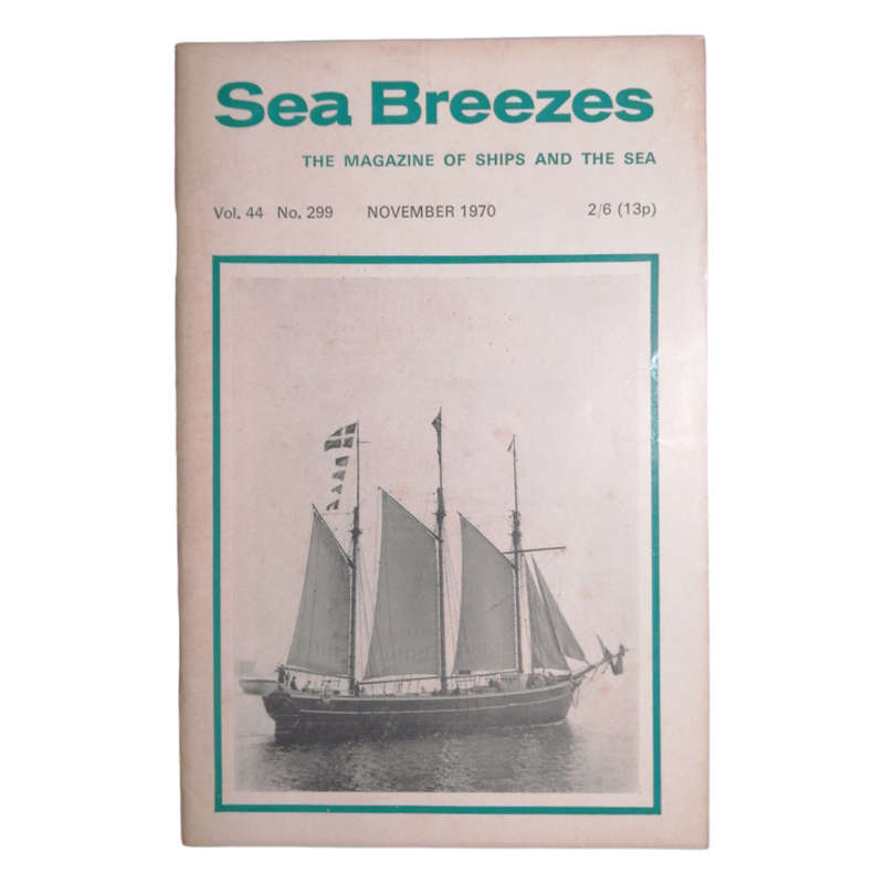 1970 Sea Breezes Magazines 12 Issue Set- January-December, Index Softcover