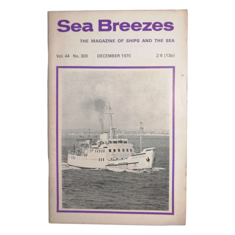 1970 Sea Breezes Magazines 12 Issue Set- January-December, Index Softcover