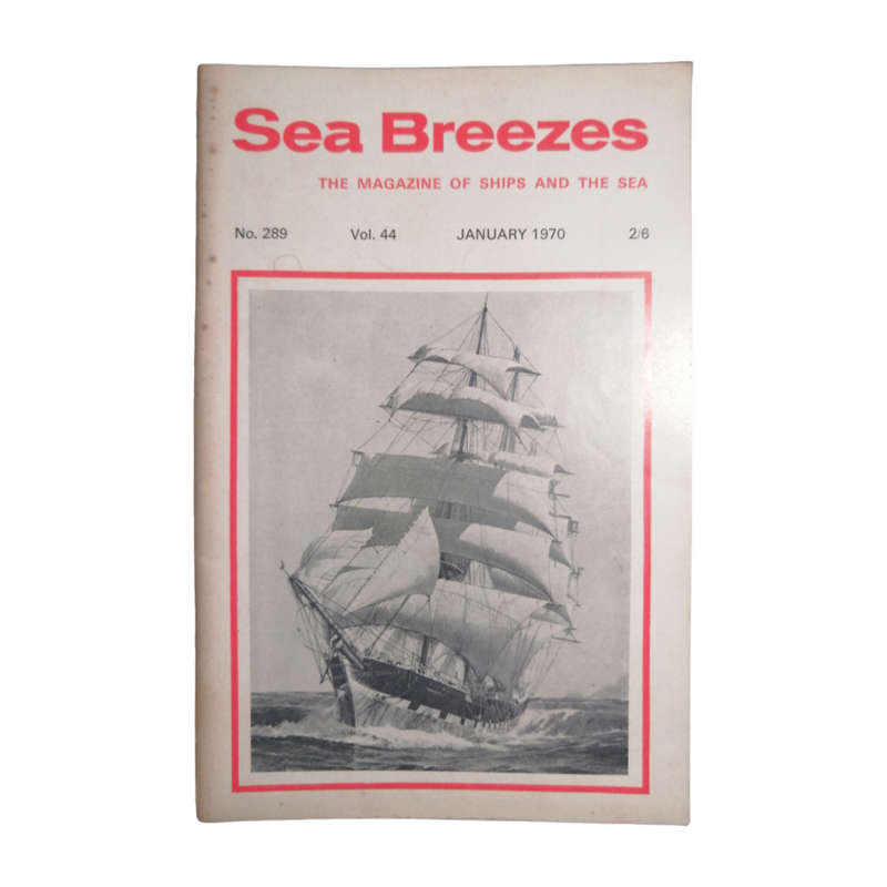 1970 Sea Breezes Magazines 12 Issue Set- January-December, Index Softcover