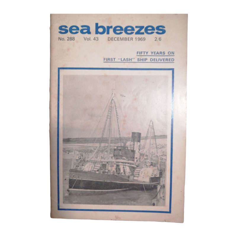 1970 Sea Breezes Magazines 12 Issue Set- January-December, Index Softcover