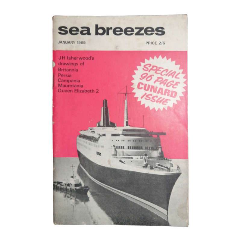 1970 Sea Breezes Magazines 12 Issue Set- January-December, Index Softcover