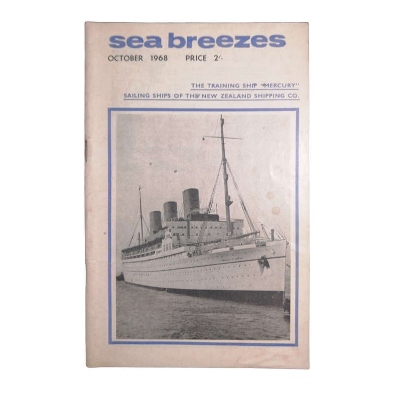 1968 Sea Breezes Magazines 12 Issue Set- January-December, Index Softcover