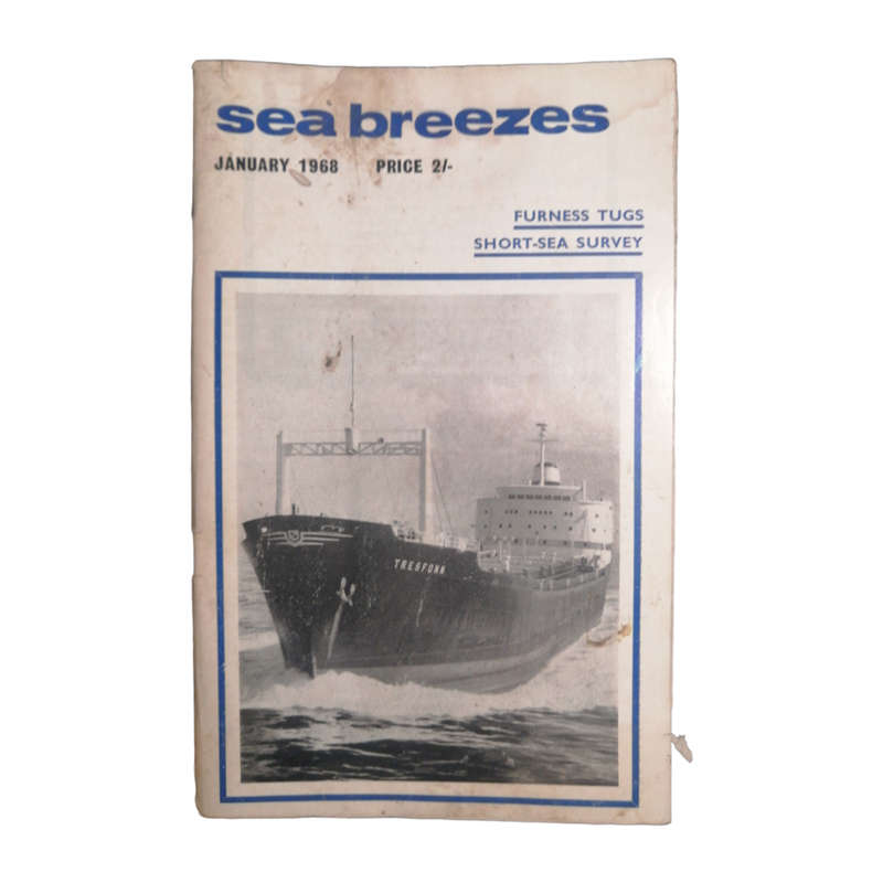 1968 Sea Breezes Magazines 12 Issue Set- January-December, Index Softcover