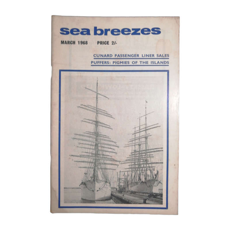 1968 Sea Breezes Magazines 12 Issue Set- January-December, Index Softcover