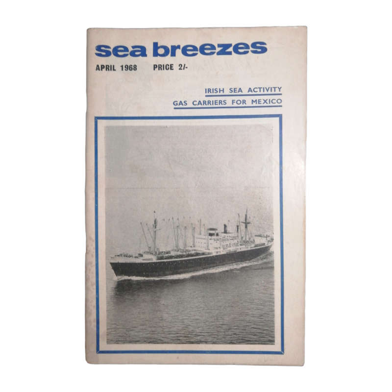 1968 Sea Breezes Magazines 12 Issue Set- January-December, Index Softcover