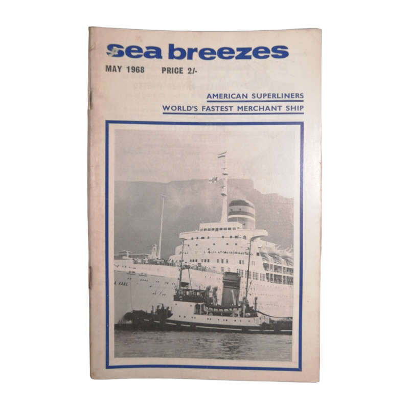 1968 Sea Breezes Magazines 12 Issue Set- January-December, Index Softcover