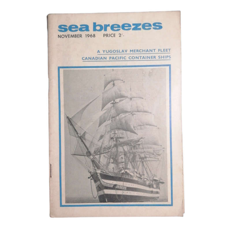 1968 Sea Breezes Magazines 12 Issue Set- January-December, Index Softcover