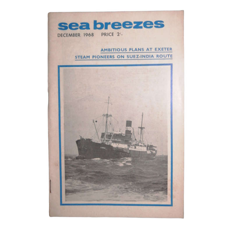 1968 Sea Breezes Magazines 12 Issue Set- January-December, Index Softcover