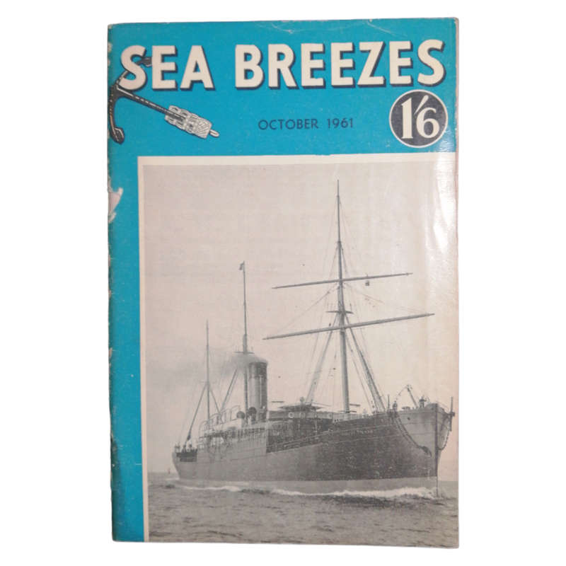 1961 Sea Breezes Magazines 10 Issue Set- January-June, August, October-December Softcover