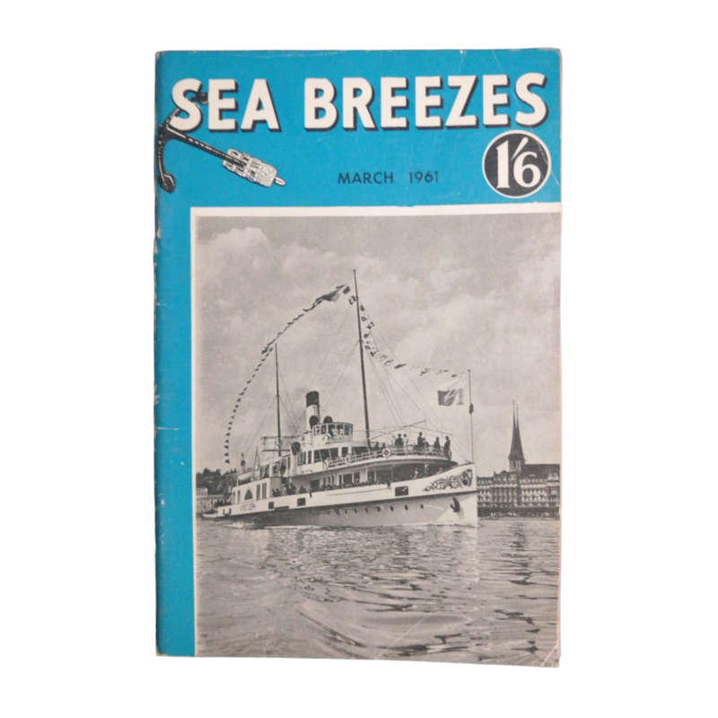 1961 Sea Breezes Magazines 10 Issue Set- January-June, August, October-December Softcover