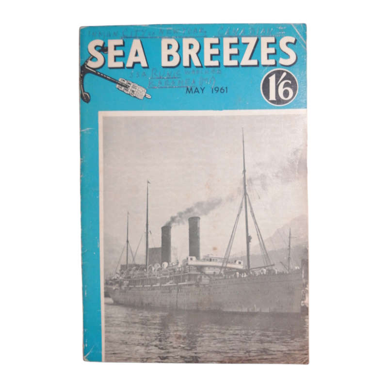1961 Sea Breezes Magazines 10 Issue Set- January-June, August, October-December Softcover