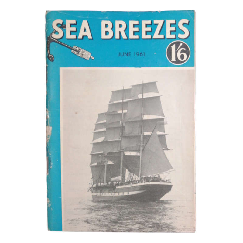 1961 Sea Breezes Magazines 10 Issue Set- January-June, August, October-December Softcover