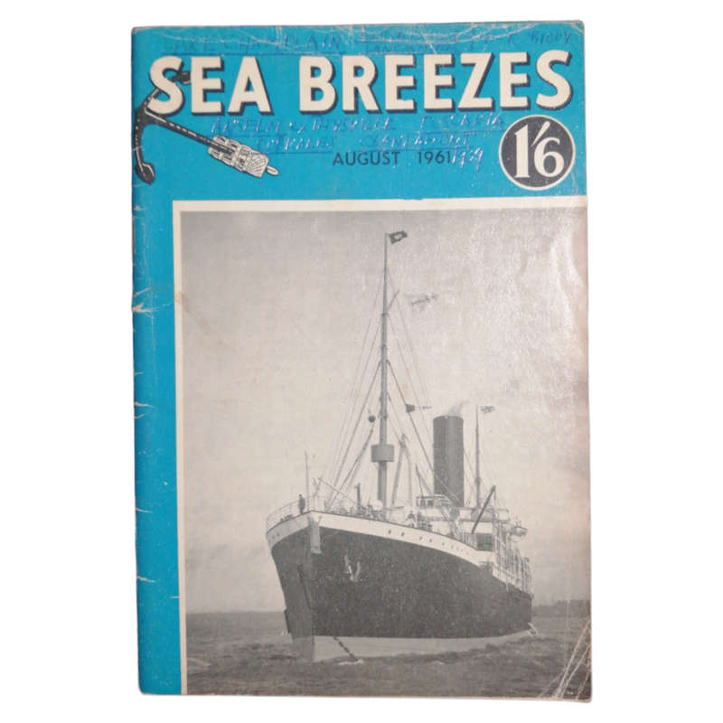 1961 Sea Breezes Magazines 10 Issue Set- January-June, August, October-December Softcover