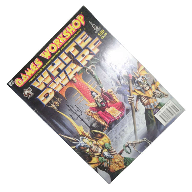 1995 White Dwarf Monthly Magazine Issue Number 189 September 1995 Magazine Softcover