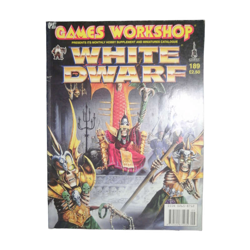 1995 White Dwarf Monthly Magazine Issue Number 189 September 1995 Magazine Softcover
