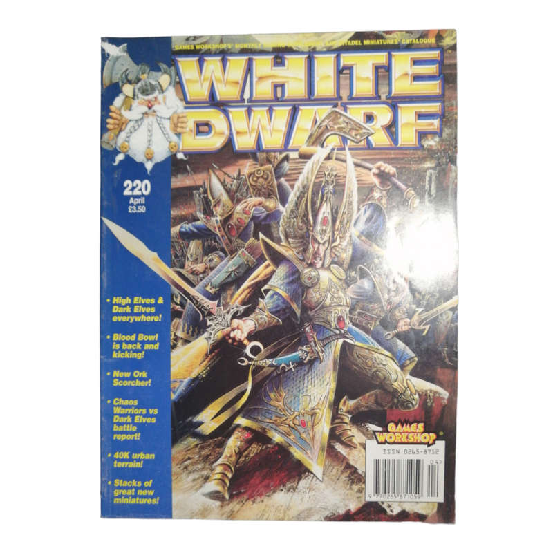 1998 White Dwarf Issue Number 220 April 1998 Magazine Softcover