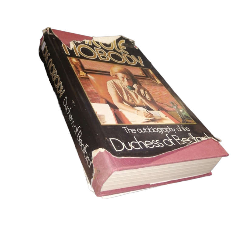 1974 Nicole Nobody- The Autobiography Of The Duchess Of Bedford by Nicole Russel Hardcover w/ Dustja