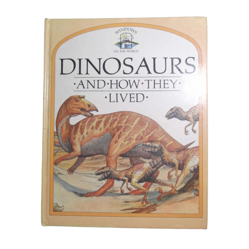 1989 Dinosaurs And How They Lived by Steve Parker Hardcover w/o Dustjacket