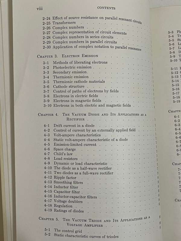 1959 Fundamentals Of Electronics by F. H. Mitchell Hardcover w/o Dustjacket