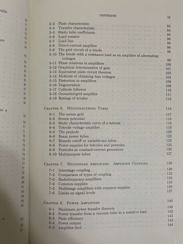 1959 Fundamentals Of Electronics by F. H. Mitchell Hardcover w/o Dustjacket