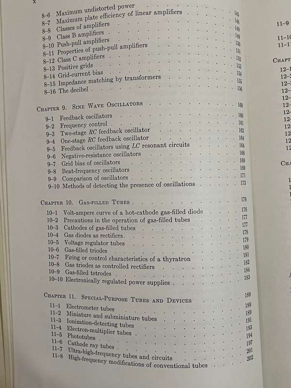 1959 Fundamentals Of Electronics by F. H. Mitchell Hardcover w/o Dustjacket