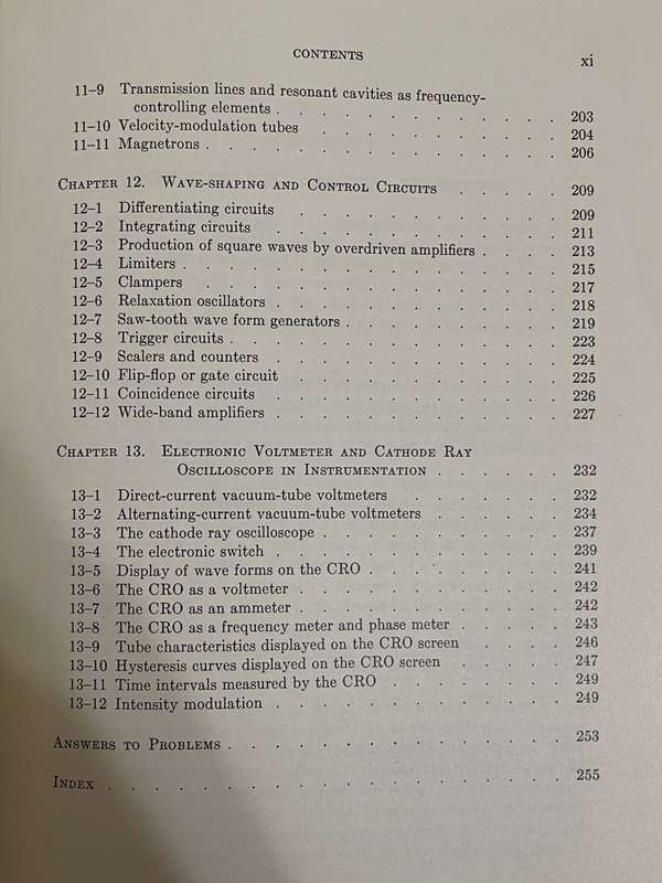 1959 Fundamentals Of Electronics by F. H. Mitchell Hardcover w/o Dustjacket
