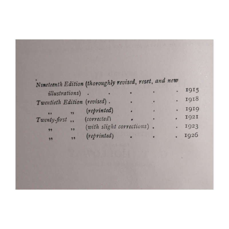 1926 Elements Of Mineralogy by Frank Rutley Hardcover w/o Dustjacket