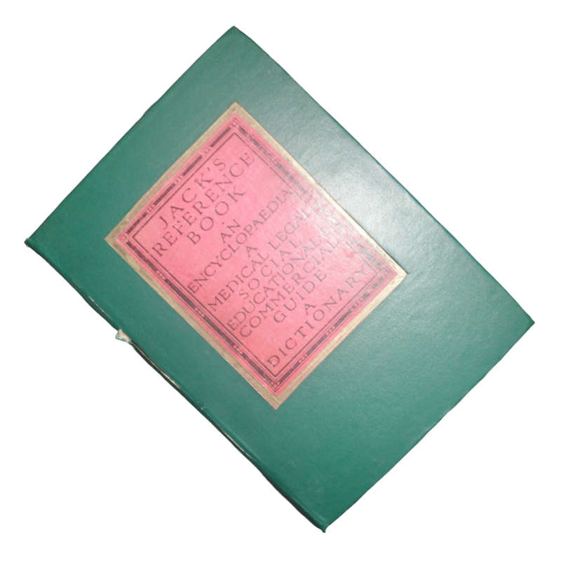 Jack`s Reference Book For Home And Office Hardcover w/o Dustjacket