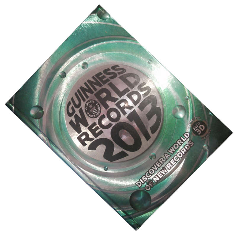 2012 Guinness World Records 2013 Hardcover w/o Dustjacket