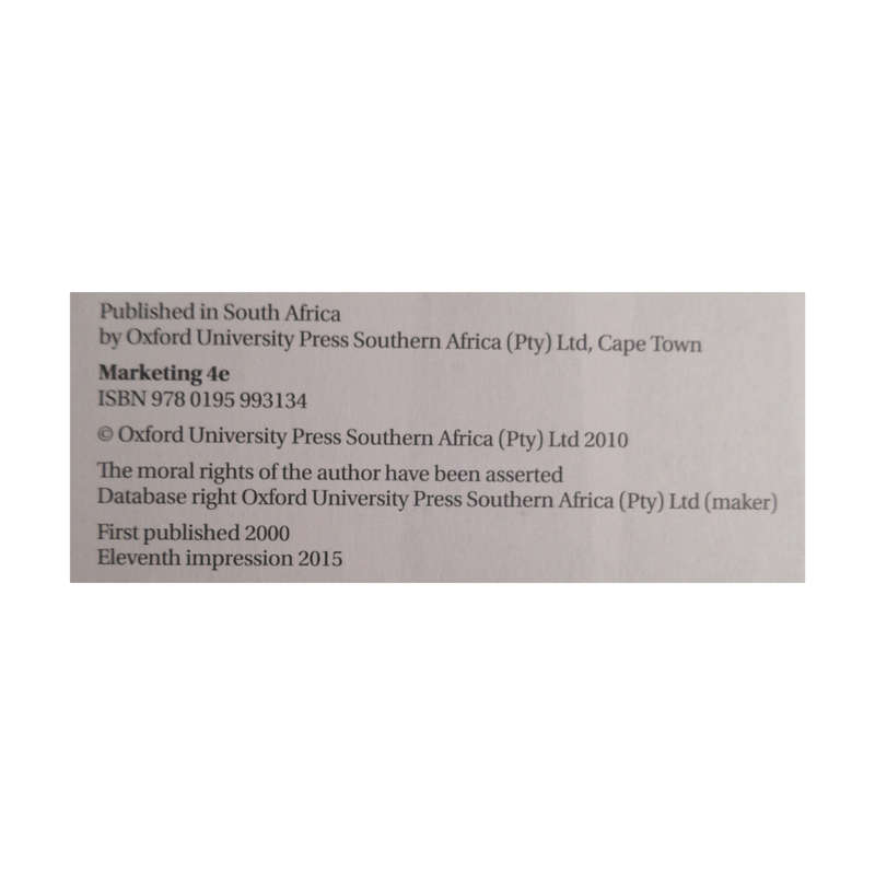 2015 Marketing by Charles W. Lamb, Joseph F. Hair, Carl McDaniel, Christo Boshoff, Nic Terblanche, R