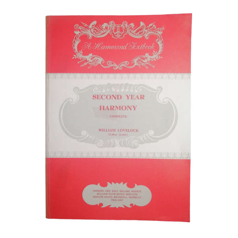 Second Year Harmony by William Lovelock Softcover
