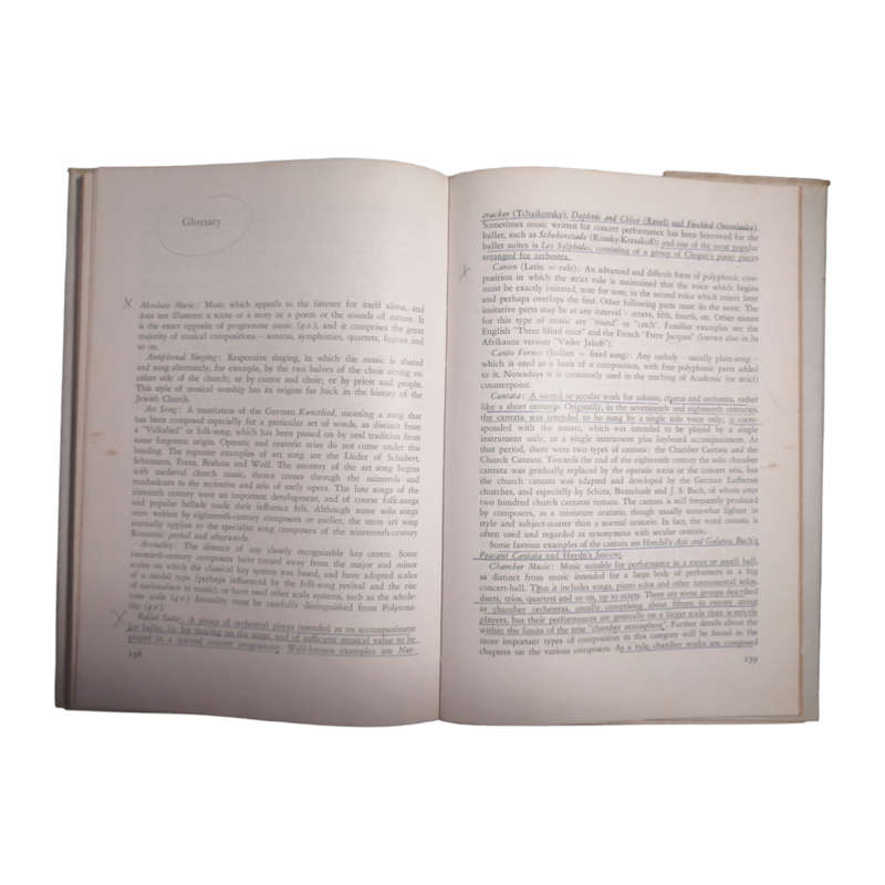 Musical History And General Knowledge of Music by Dr. P. Wise and M. Van Der Spuy Hardcover w/Dustja