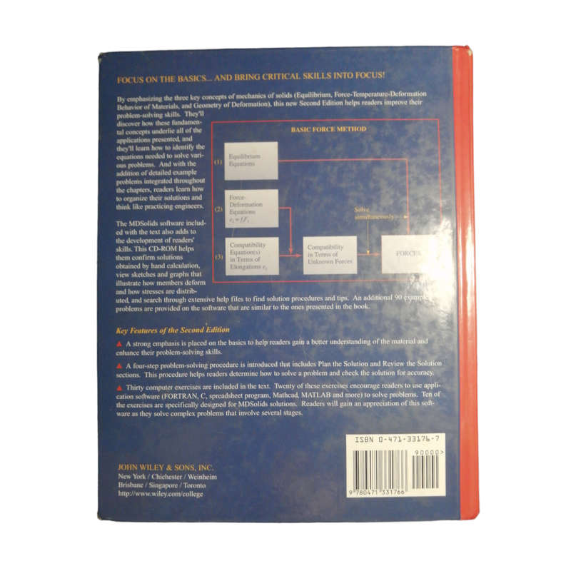 2000 Mechanics Of Materials by Roy R. Craig Hardcover w/o Dustjacket