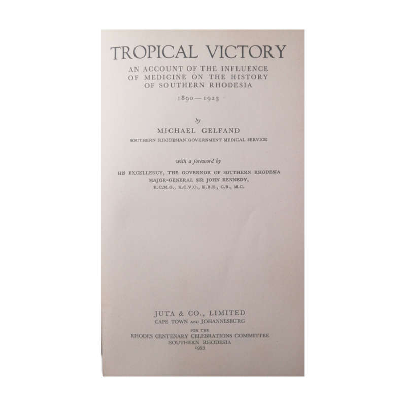 1953 Tropical Victory by Michael Gelfand Hardcover w/o Dustjacket