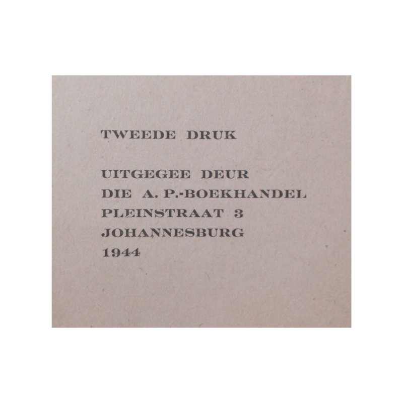 1944 Generaal J. B. M. Hertzog by C. M. Van Den Heever Hardcover w/o Dustjacket