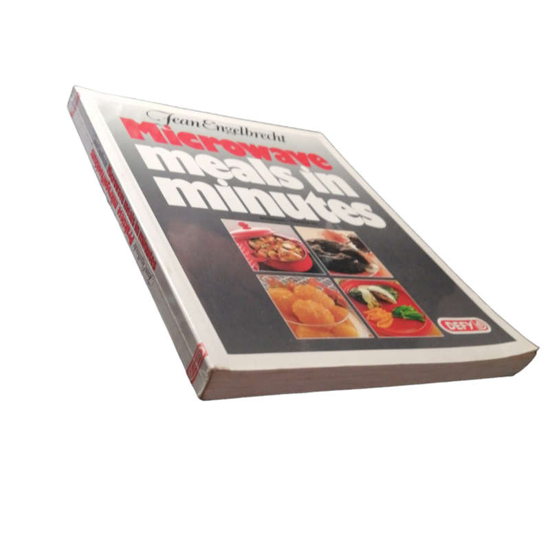 1989 Microwave Meals In Minutes by Jean Engelbrecht Bilingual English-Afrikaans Edition Softcover