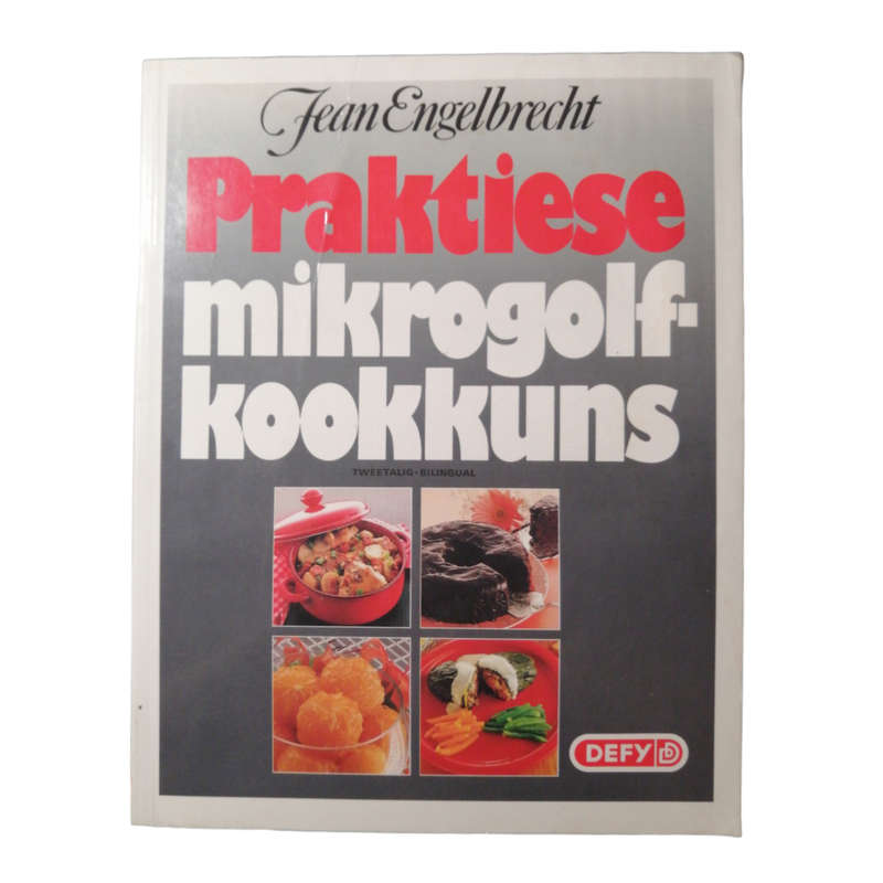 1989 Microwave Meals In Minutes by Jean Engelbrecht Bilingual English-Afrikaans Edition Softcover