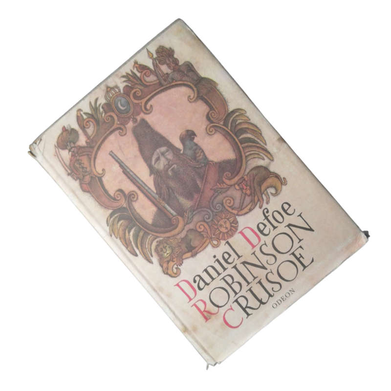 1975 Czech Edition Robinson Crusoe by Daniel Defoe Hardcover w/Dustjacket