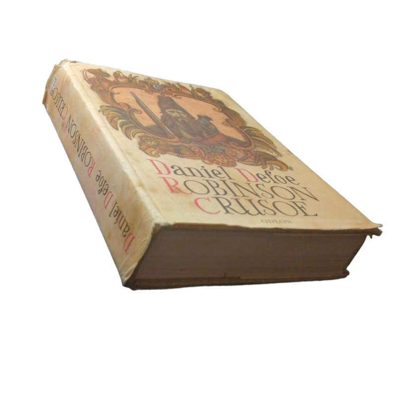 1975 Czech Edition Robinson Crusoe by Daniel Defoe Hardcover w/Dustjacket