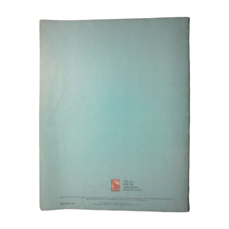 1992 Marvel Super Heroes: X Forces Campaign Book by Scott Davis and Anthony Herring Softcover