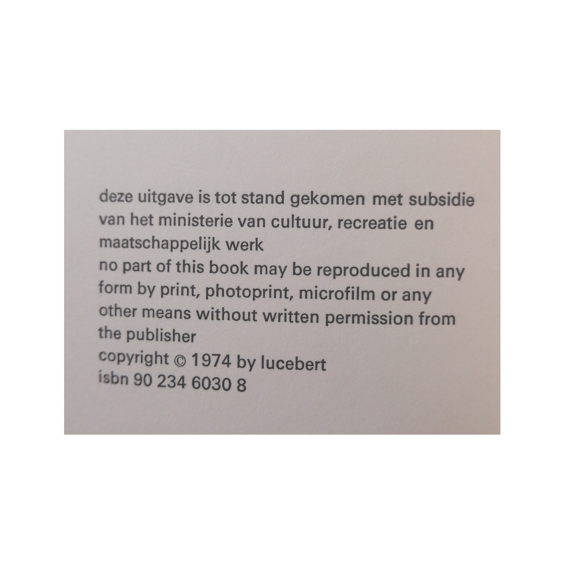 1974 Verzamelde Gedichten by Lucebert 2 Book Boxset Softcover