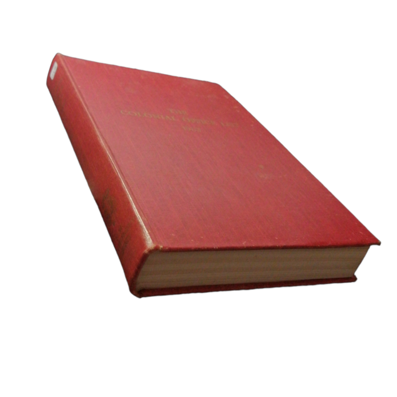 1963 The Colonial Office List Hardcover w/o Dustjacket