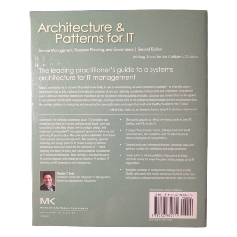 2011 Architecture And Patterns For IT by Charles T. Betz Softcover