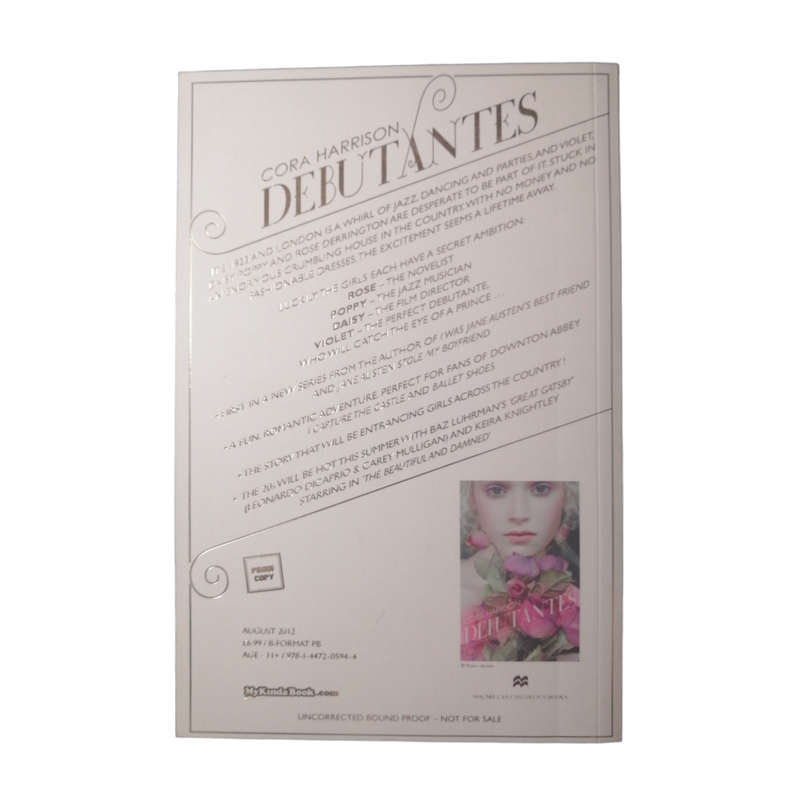 2012 Debutantes by Cora Harrison Bound Proof Copy Softcover