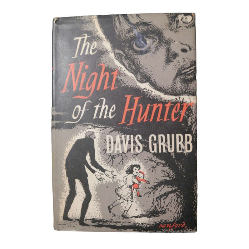 1954 The Night Of The Hunter by Davis Grubb Hardcover w/Dustjacket
