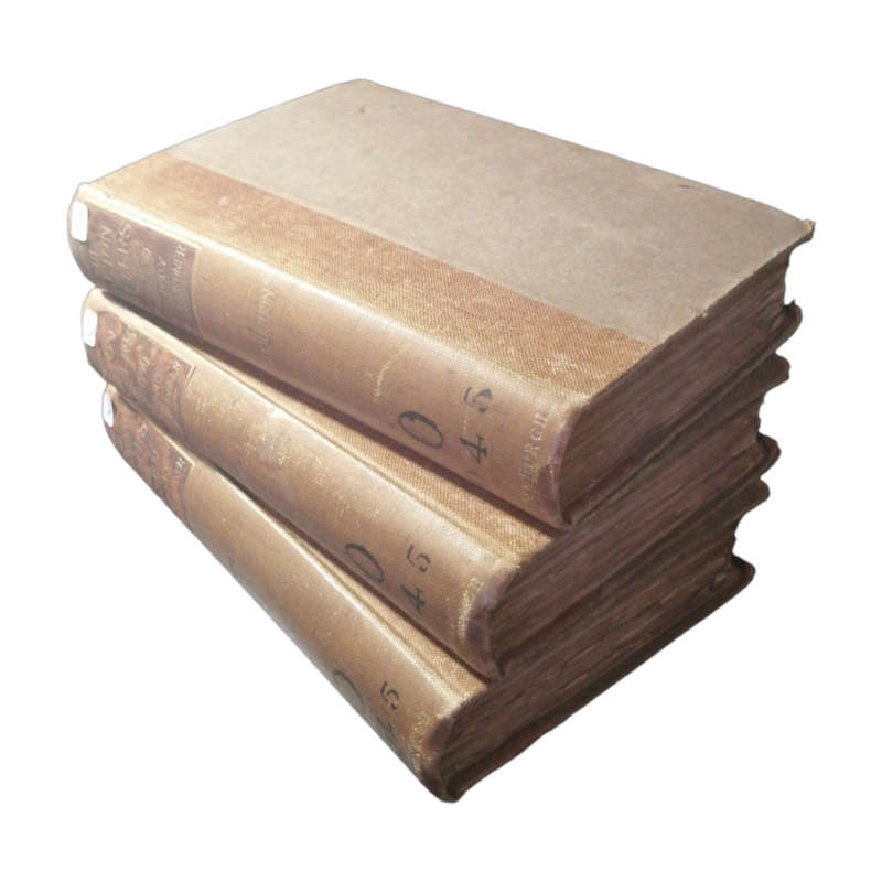 The Paston Letters 1422-1509 AD 3 Book Set- Introduction, Volume 1 and Volume 3, 1910 Hardcover w/o