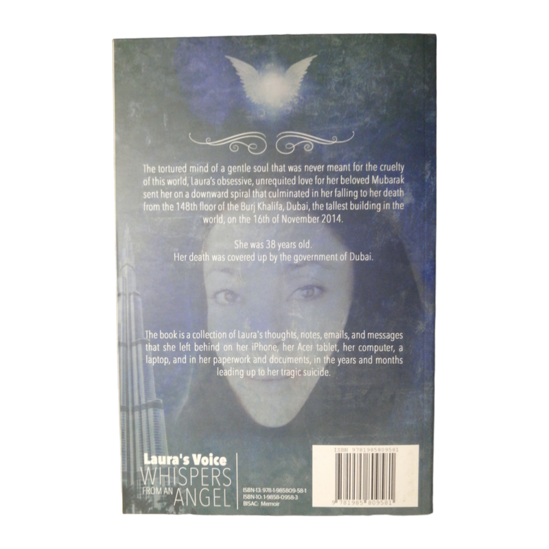 Laura`s Voice- Whispers From An Angel by Laura Vanessa Nunes 2018 First Edition Softcover